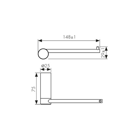 KH-3291 Держатель туалетной бумаги KAISER Vita